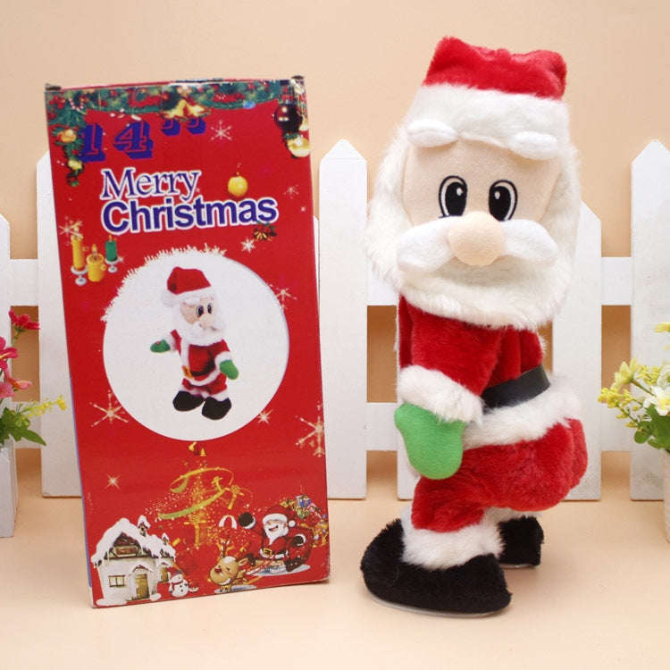 Electric Twisted Fart Shake Hips Santa Claus With Music Christmas Novel Birthday Gift(Santa Claus)