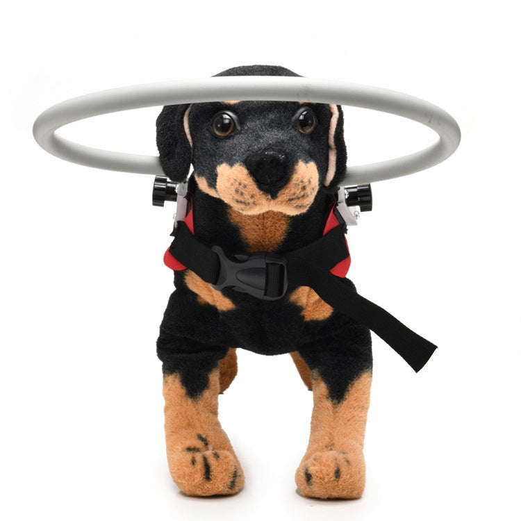 Dog Blindness Anti-Collision Ring Animal Protection Ring Cover Guide Ring, Specification: S(Red)