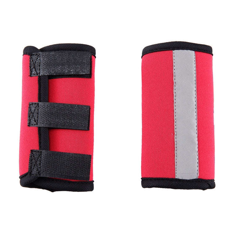 Pet Knee Protector Dog Surgery Injury Protective Cover, Size: S(Red Reflection)