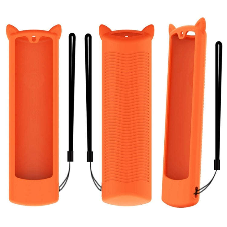 2 PCS Y26 Remote Control Case For Amazon ALEXA Voice Remote 3rd Gen(Orange)