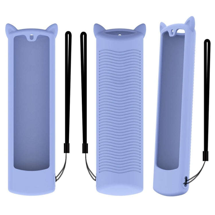 2 PCS Y26 Remote Control Case For Amazon ALEXA Voice Remote 3rd Gen(Luminous Blue)