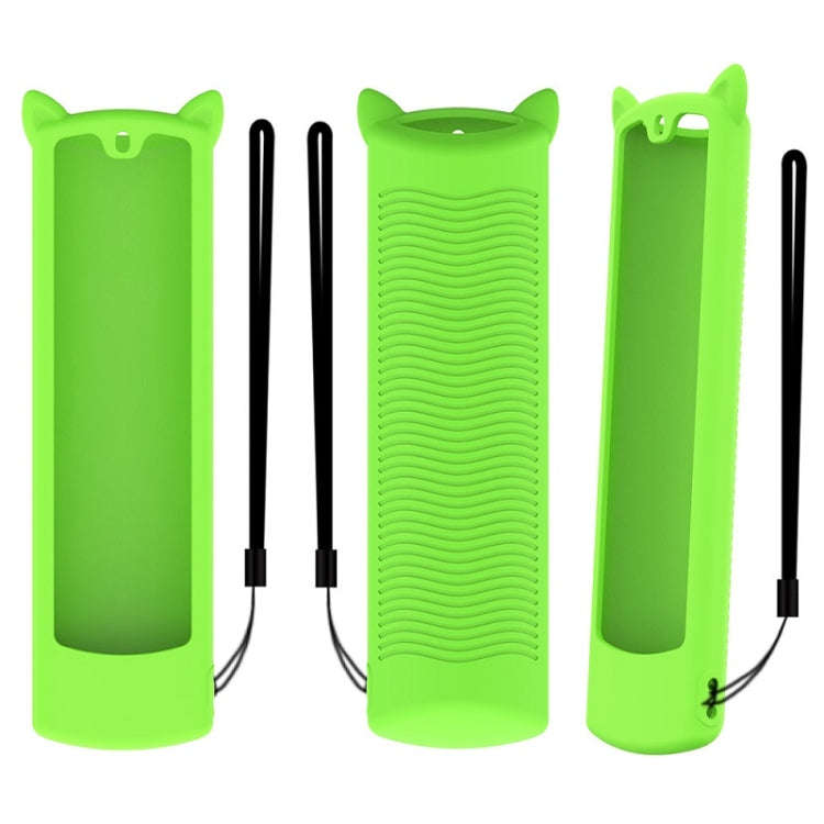 2 PCS Y26 Remote Control Case For Amazon ALEXA Voice Remote 3rd Gen(Luminous Green)