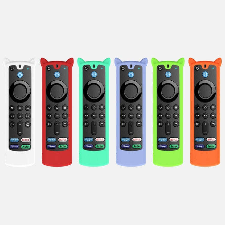 2 PCS Y26 Remote Control Case For Amazon ALEXA Voice Remote 3rd Gen(Red)
