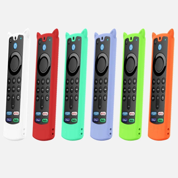 2 PCS Y26 Remote Control Case For Amazon ALEXA Voice Remote 3rd Gen(White)