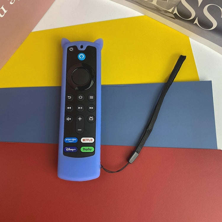 2 PCS Y26 Remote Control Case For Amazon ALEXA Voice Remote 3rd Gen(Ice Blue)