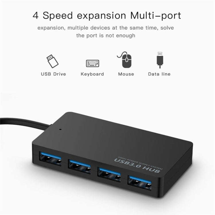 KYTC47 4 Ports USB Adapter Cable High Speed USB Docking Station Multi-Interface HUB Converter, Co...