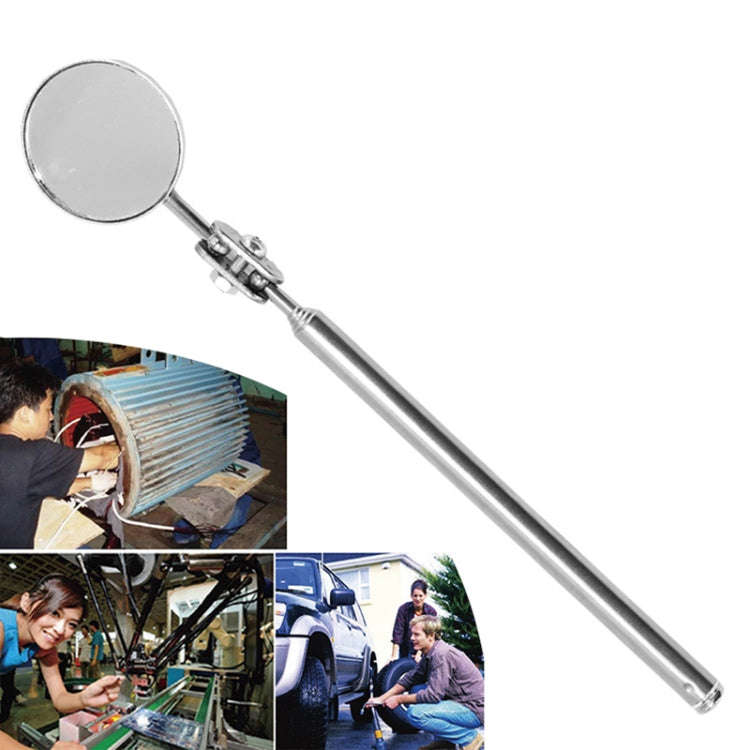 Car Repair Detection Mirror Universal Folding Telescopic Mirror Welding Chassis Inspection Mirror...