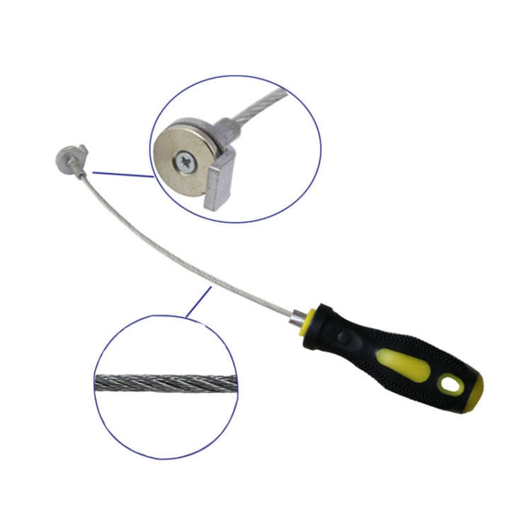 2 PCS Gearbox Oil Bottom Screw Disassembly Tool Magnetic Suction Wrench Auto Repair Tool(Magnetic...