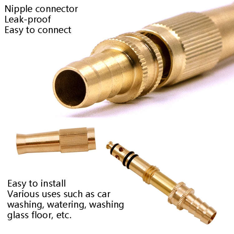 3 PCS Car Wash High Pressure Copper Straight Sprinkler House Garden Wishing Ground Sprinkler, Spe...