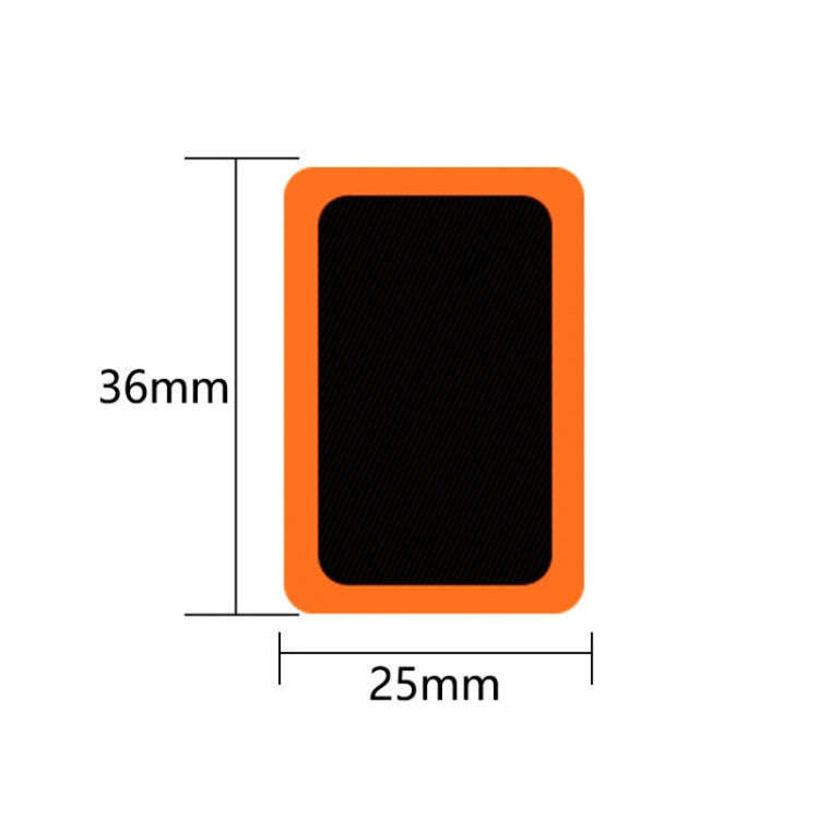 48pcs /Sheet Car Vacuum Tire Film Bicycle Motorcycle Tire Repair Film, Style: Square