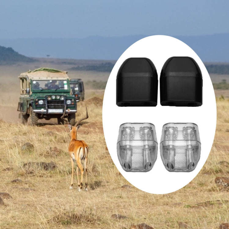 3 Pairs Hidden Animal Drive Car ABS Animal Alarm(Transparent)