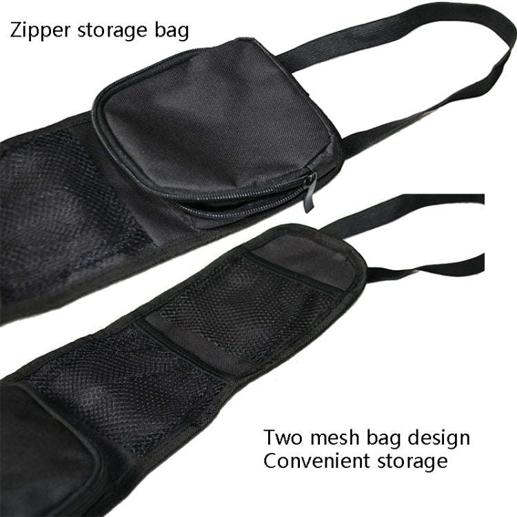 Car Storage Bag Car Chair Back Side Hanging Bag(Black)