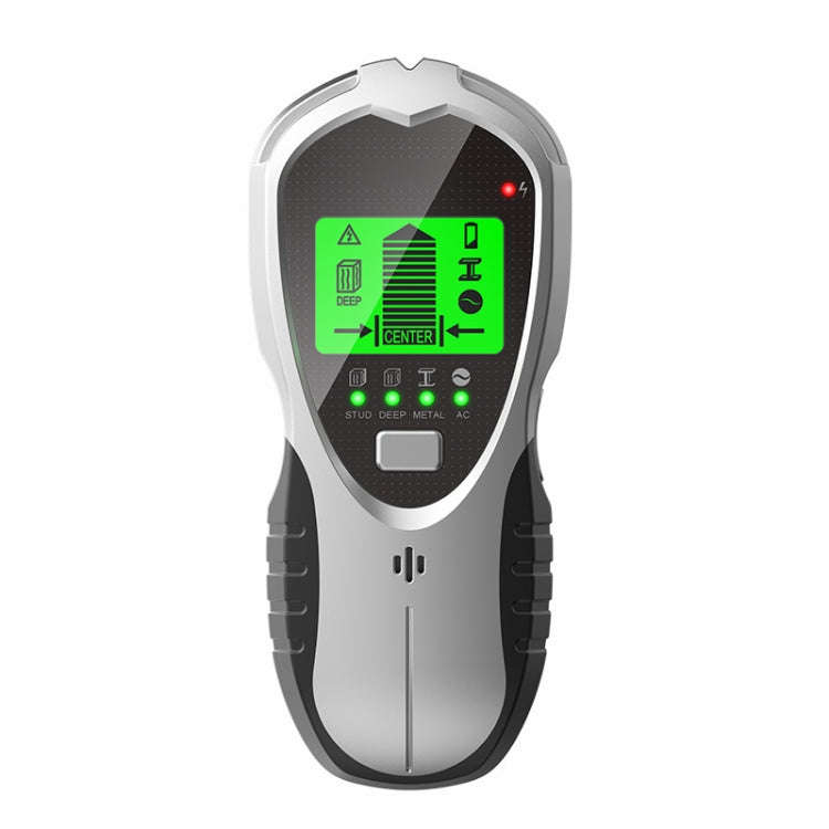 SH201 4 In 1 Multifunctional Digital Metal Detector Wall Detector(Silver Black)