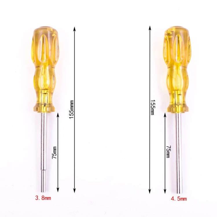 4 PCS Disassembly Tool Screwdriver Sleeve Applicable For Nintendo N64 / SFC / GB / NES / NGC(Tran...