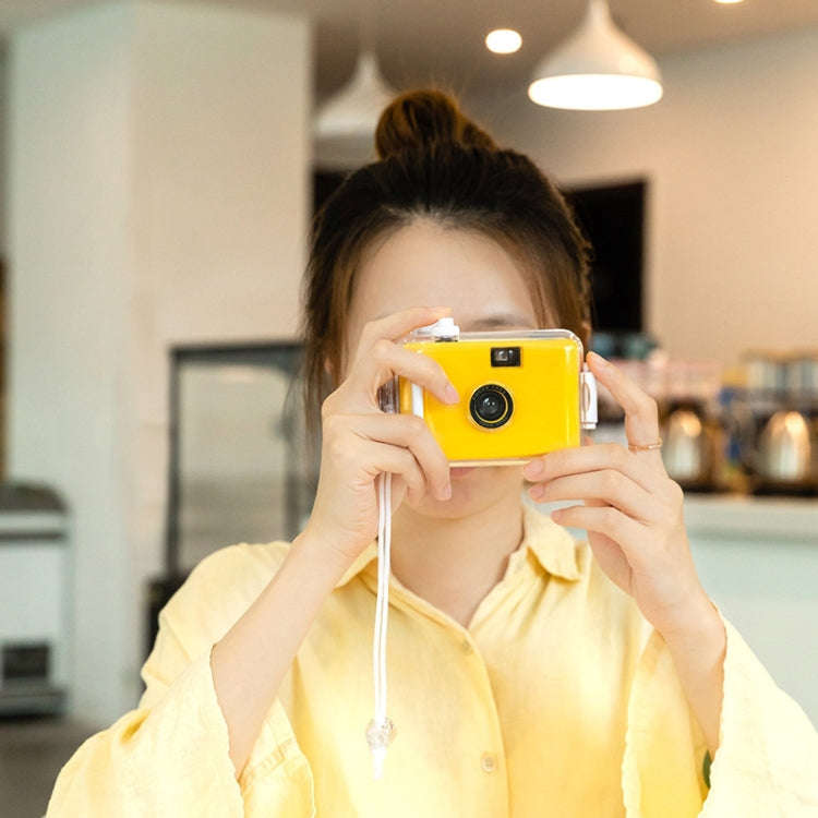 Cute Retro Film Waterproof Shockproof Camera With Disposable Film(All White Shell)