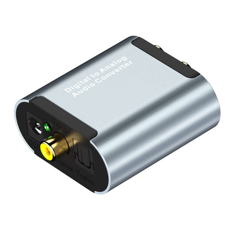 HW-25DA R/L Digital To Analog Audio Converter With 3.5mm Jack SPDIF Audio Decoder with Fiber Opti...