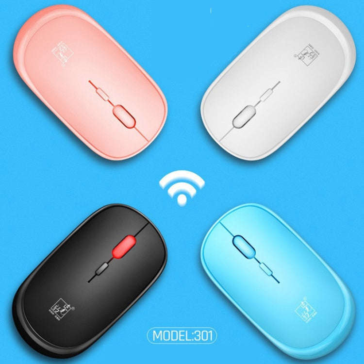 ZGB 301 4 Keys 1600 DPI 2.4G Wireless Mouse Notebook Desktop Universal Mouse(Black)