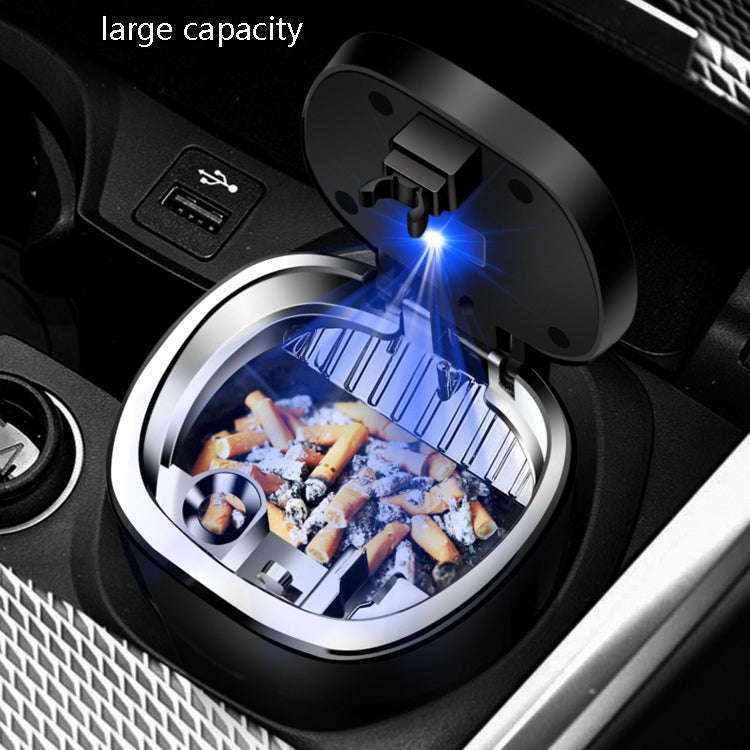 2 PCS  Car Ashtray With Cover Hanging Invisible With LED Light Car Ashtray(Board)