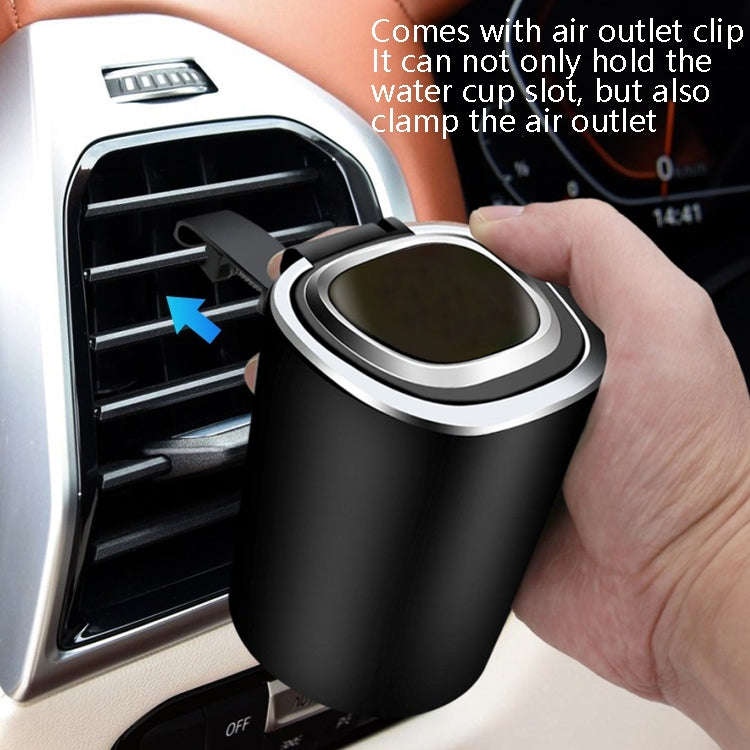 2 PCS  Car Ashtray With Cover Hanging Invisible With LED Light Car Ashtray(Board)