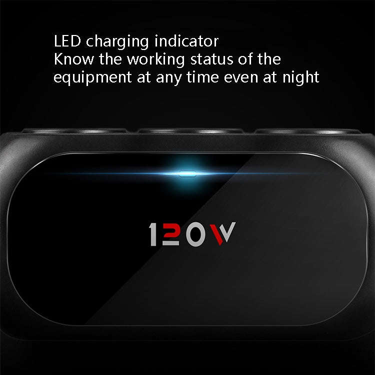 Car Charger Cigarette Lighter 1 In 3 Mobile Phone USB Car Charger(Black)
