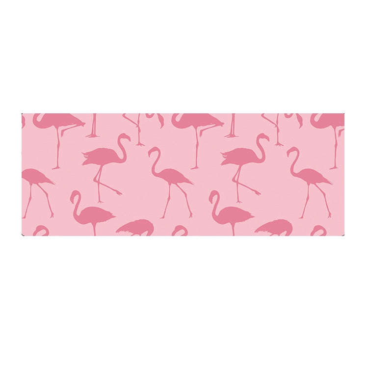 800x300x4mm Office Learning Rubber Mouse Pad Table Mat(7 Flamingo)