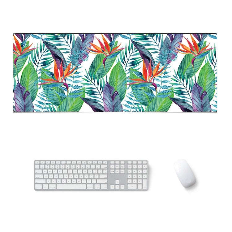 900x400x4mm Office Learning Rubber Mouse Pad Table Mat(8 Tropical Rainforest)