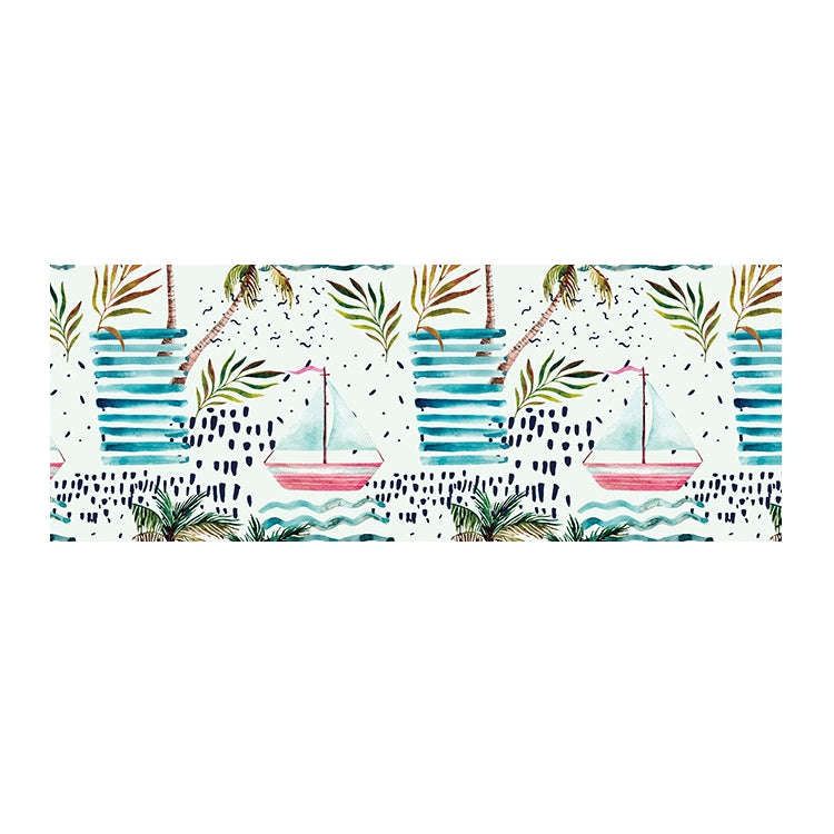 900x400x5mm Office Learning Rubber Mouse Pad Table Mat(14 Tropical Rainforest)