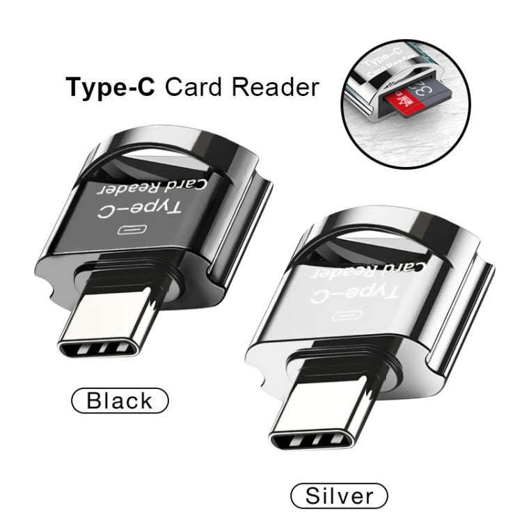 C10 TYPE-C Interface Mobile Phone Memory Card, Capacity: 256GB(Silver Gray)