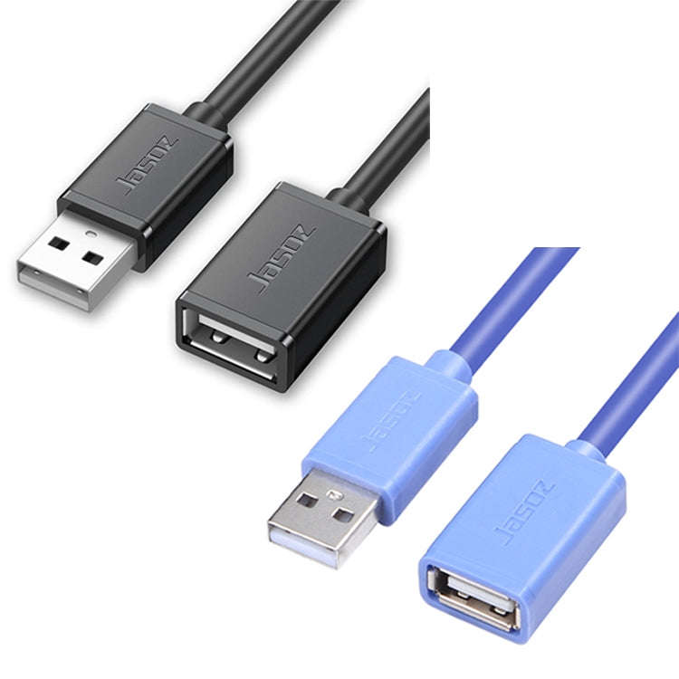 Jasoz USB Male to Female Oxygen-Free Copper Core Extension Data Cable, Colour: Black 8m