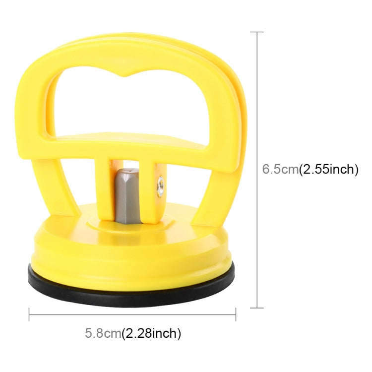 Mini Car Dent Repair Puller Suction Cup Bodywork Panel Sucker Remover Tool(Yellow)