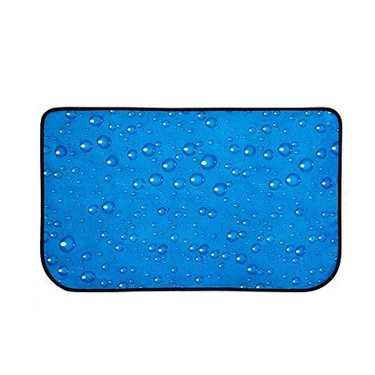 R-2938 Single-Layer Sun Protection Magnetic Car Curtain Vehicle Water Drop Sunshade(Blue Rear)