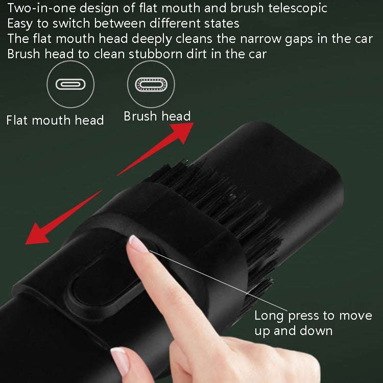 HL-003 Car Wireless Portable High-Power Vacuum Cleaner Home Pet Hair Vacuum Cleaner(Black)