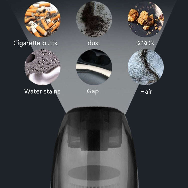 HL-003 Car Wireless Portable High-Power Vacuum Cleaner Home Pet Hair Vacuum Cleaner(Black)