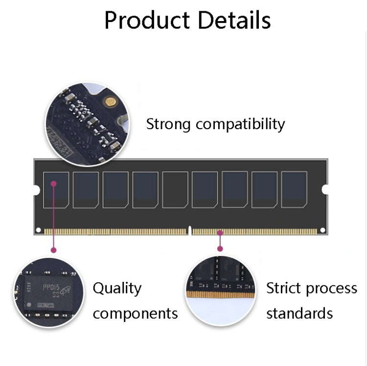 JingHai PC4 DDR4 16G Single Strip Desktop Memory(2666MHz)