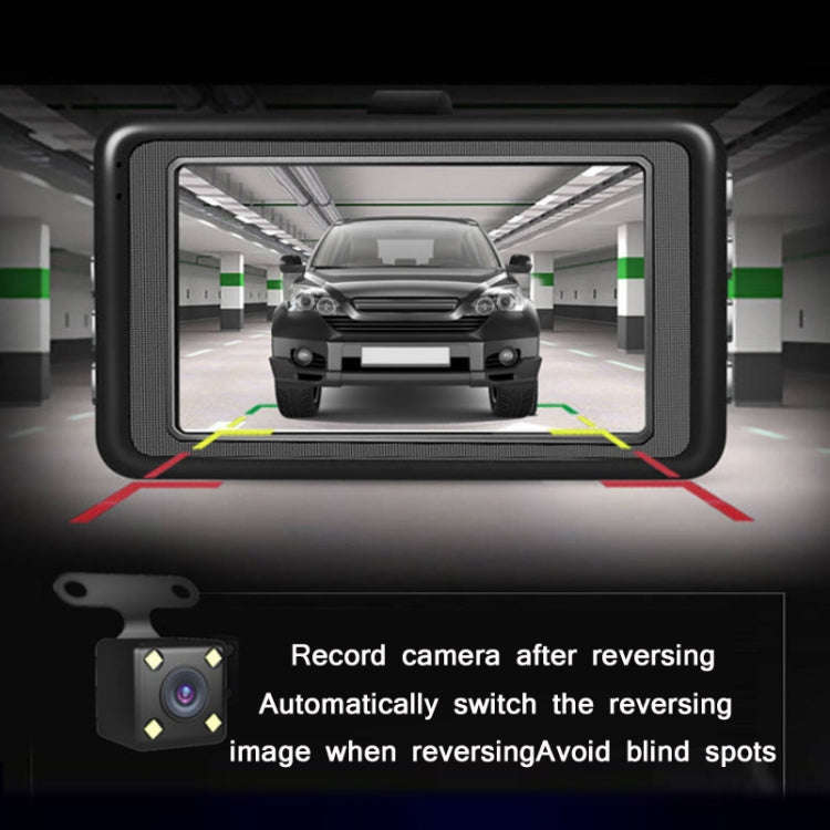 3.0 Inch HD 1080P Wide-Angle Driving Recorder With Reversing Image Specification Normal Defini...