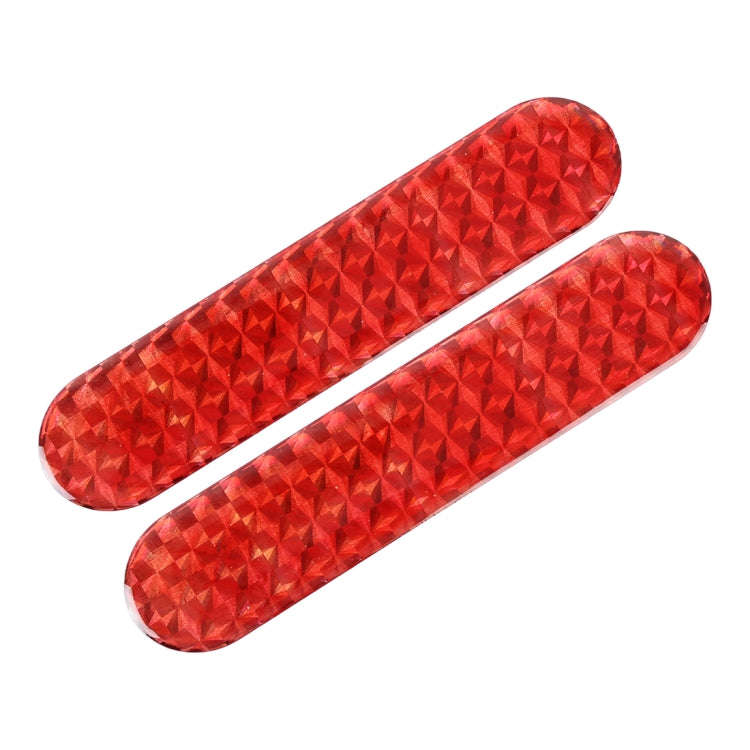 2 PCS High-brightness Laser Reflective Strip Warning Tape Decal Car Reflective Stickers Safety Ma...