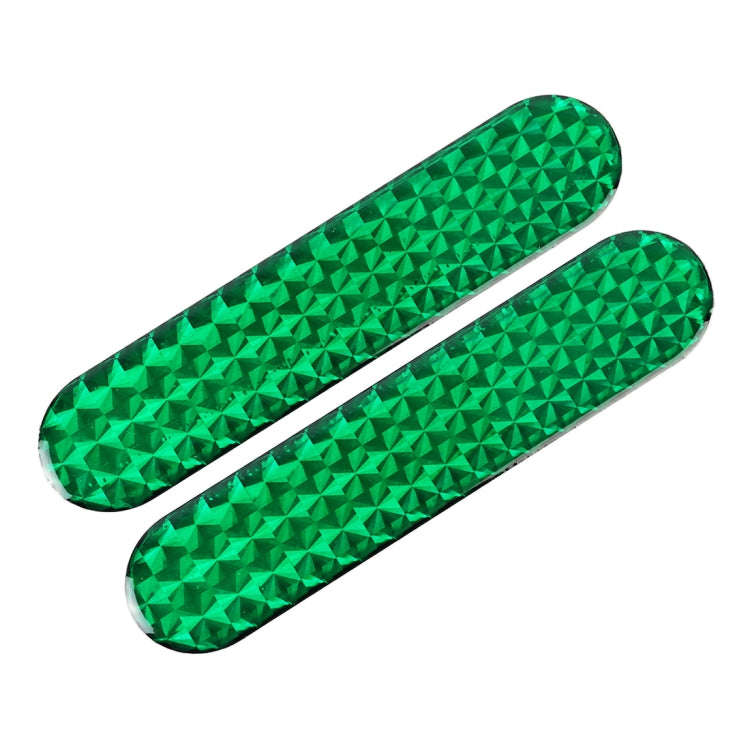 2 PCS High-brightness Laser Reflective Strip Warning Tape Decal Car Reflective Stickers Safety Ma...