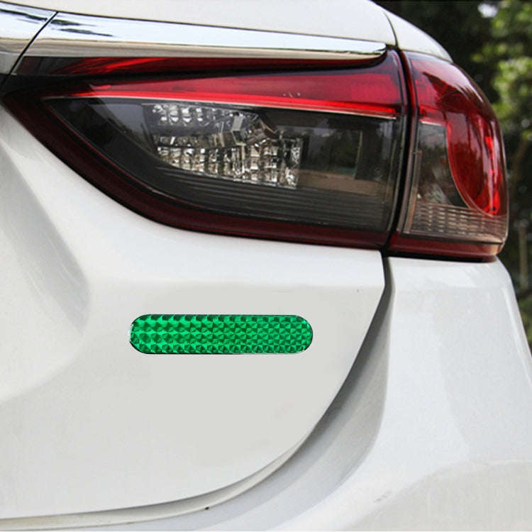 2 PCS High-brightness Laser Reflective Strip Warning Tape Decal Car Reflective Stickers Safety Ma...