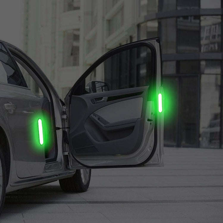 2 PCS High-brightness Laser Reflective Strip Warning Tape Decal Car Reflective Stickers Safety Ma...