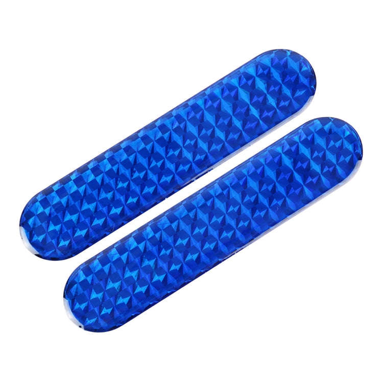 2 PCS High-brightness Laser Reflective Strip Warning Tape Decal Car Reflective Stickers Safety Ma...