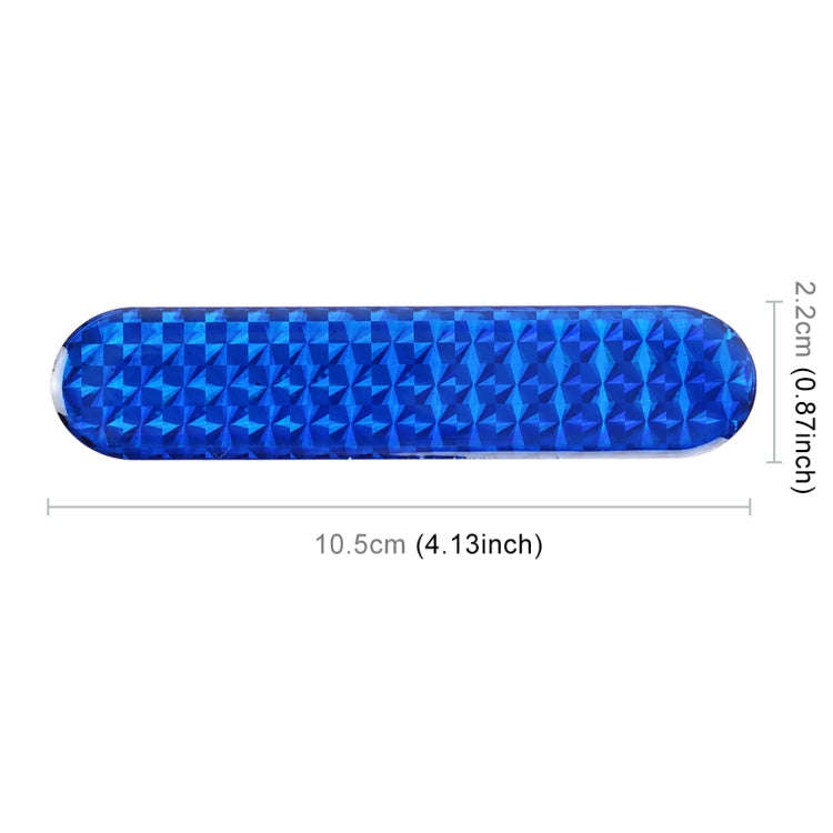 2 PCS High-brightness Laser Reflective Strip Warning Tape Decal Car Reflective Stickers Safety Ma...