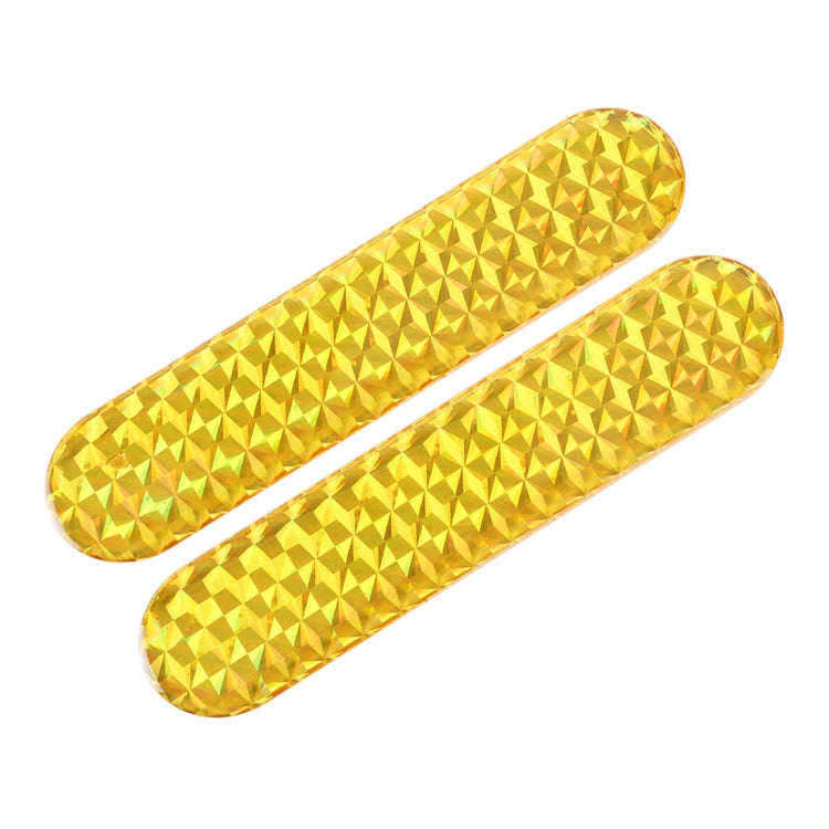 2 PCS High-brightness Laser Reflective Strip Warning Tape Decal Car Reflective Stickers Safety Ma...
