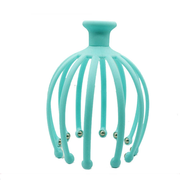 12 Claw Head Massager Octopus Rotating Ball Relaxing Massager(Blue)