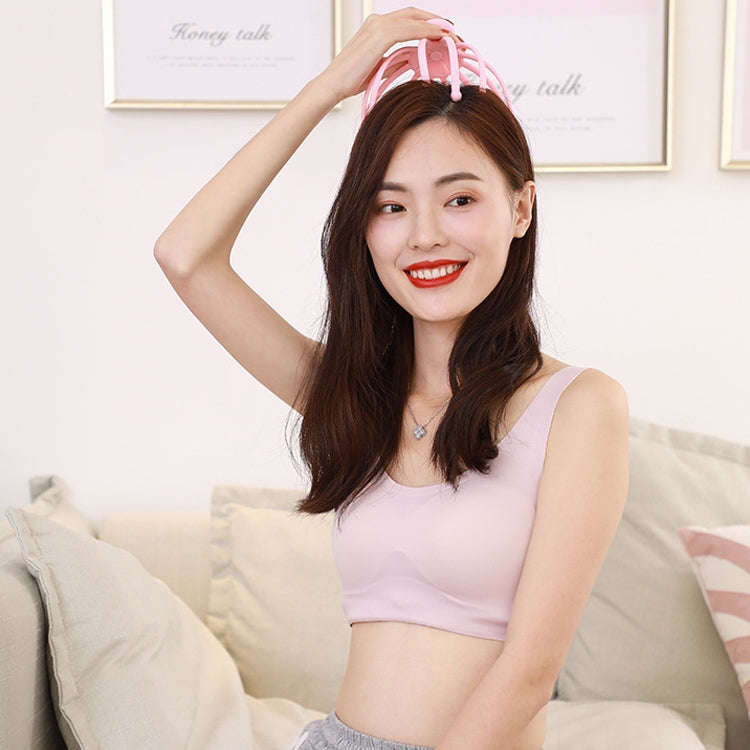 12 Claw Head Massager Octopus Rotating Ball Relaxing Massager(Pink)