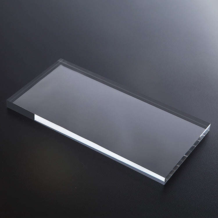 Rectangular 19.5x9.4x1cm Transparent Acrylic Geometric Photo Props Photography Background Plate O...