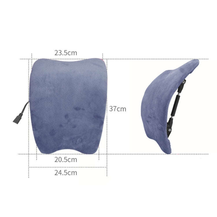 Electric Heating Lumbar Support Pad Lumbar Spine Stretcher Massager Spine Correction Backrest Boa...