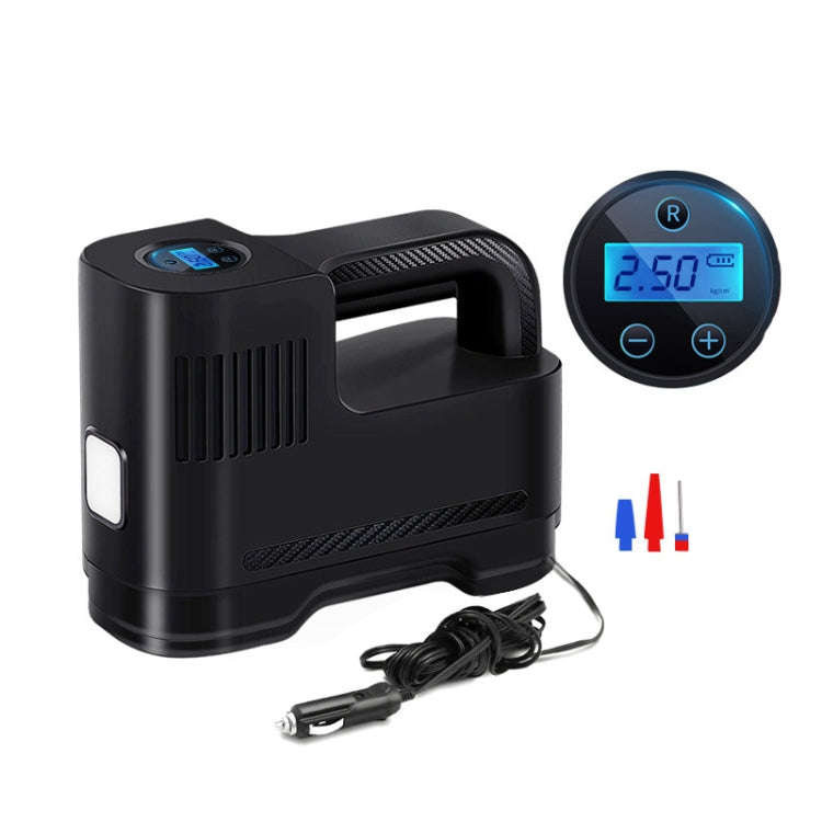 Portable Multi-Function Smart Car Inflatable Pump Electric Air Pump, Style: Wired With Light Digi...