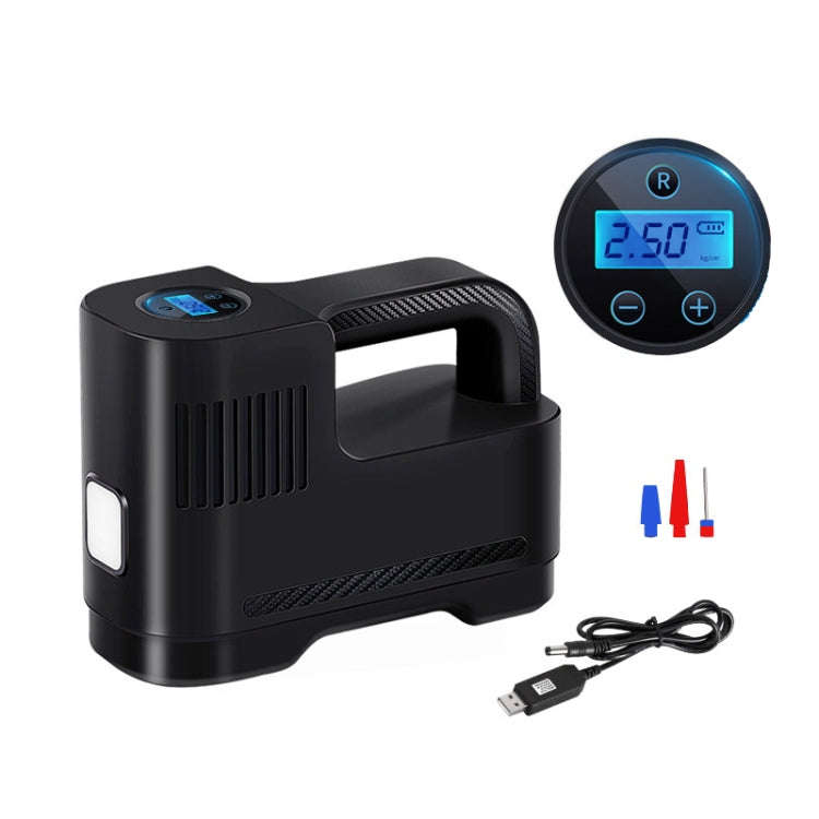 Portable Multi-Function Smart Car Inflatable Pump Electric Air Pump, Style: Wireless With Light D...