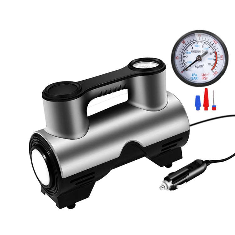 Car Inflatable Pump Portable Small Automotive Tire Refiner Pump, Style: Wired Pointer With Lamp
