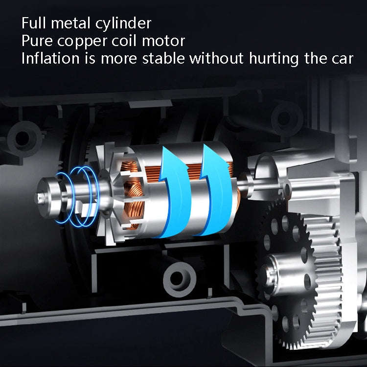 Car Inflatable Pump Portable Small Automotive Tire Refiner Pump, Style: Wireless Pointer With Lamp